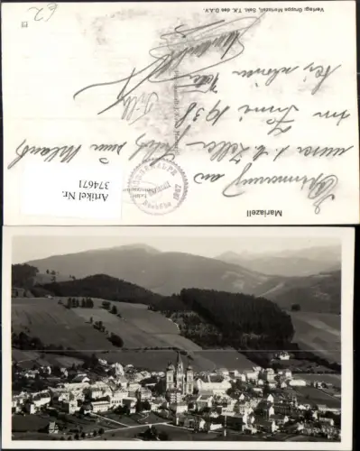 374671,Mariazell Totale Bergkulisse