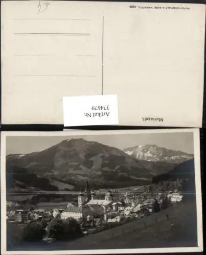 374679,Mariazell Totale Bergkulisse
