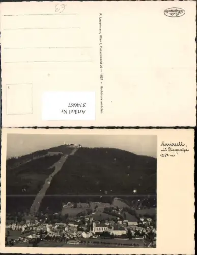 374687,Mariazell Totale m. Bürgeralpe