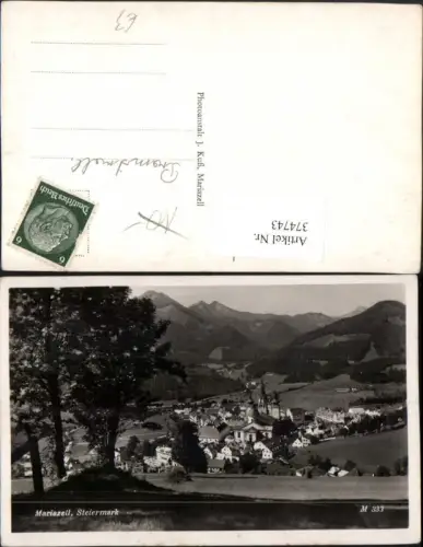 374743,Mariazell Totale Bergkulisse