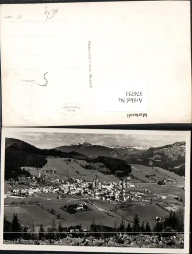 374751,Mariazell Totale Bergkulisse