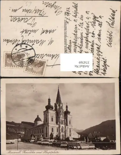 374769,Mariazell Hauptplatz Basilika Kirche