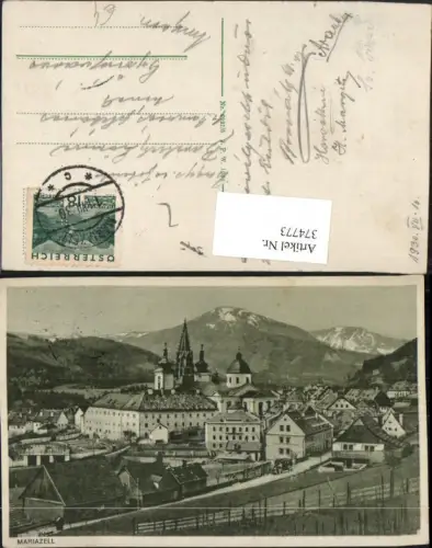374773,Mariazell Totale Bergkulisse