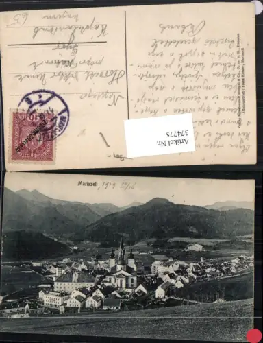 374775,Mariazell Totale Bergkulisse