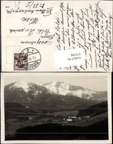 374788,Mariazell Totale Bergkulisse
