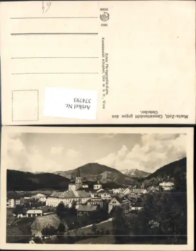 374793,Mariazell Totale geg. Ötscher Bergkulisse pub Kilophot 20209