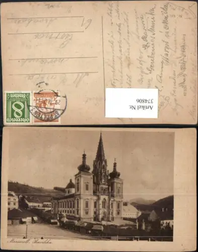 374806,Mariazell Hauptplatz Basilika Kirche