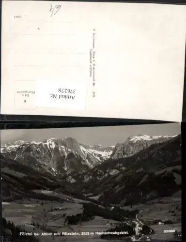 376278,Fölztal b. Aflenz m. Fölzstein Bergkulisse