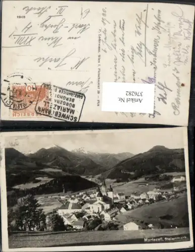 376282,Mariazell Totale Bergkulisse