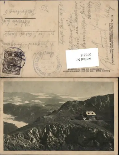 376311,Schiestlhaus Berghütte am Hochschwab b. St. Ilgen Bergkulisse