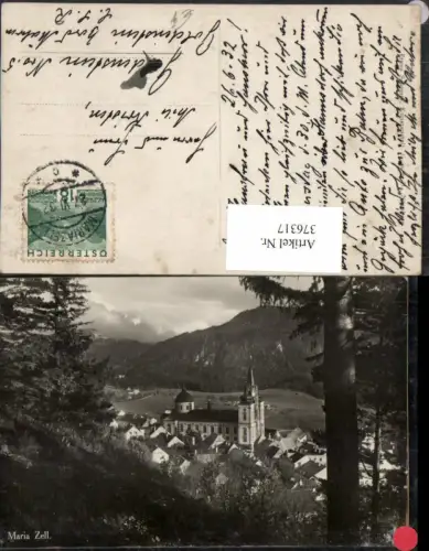 376317,Mariazell Teilansicht Kirche