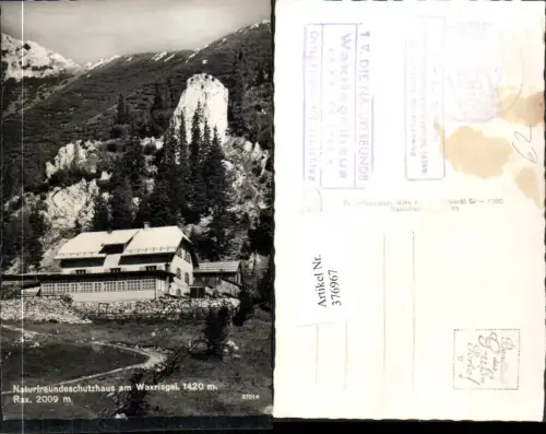 376967,Naturfreundeschutzhaus Berghütte am Waxriegel b. Kapellen Bergkulisse