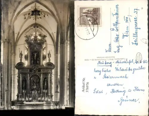 376976,Neuberg an d. Mürz Stiftskirche Kirche Innenansicht Altar
