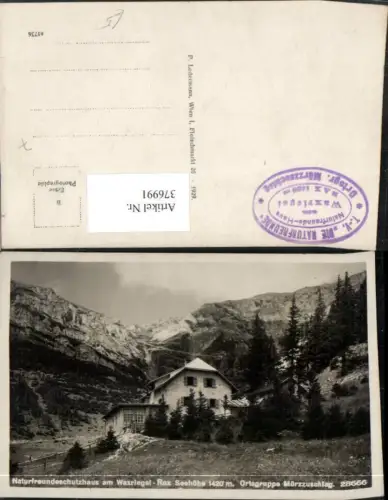 376991,Naturfreundeschutzhaus Berghütte am Waxriegel b. Kapellen Bergkulisse
