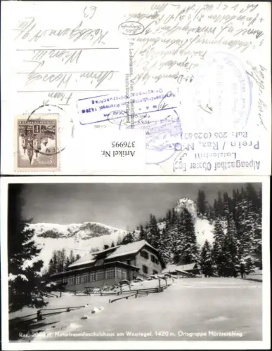 376995,Naturfreundeschutzhaus Berghütte am Waxriegel b. Kapellen Winterbild