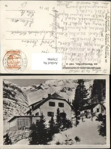 376996,Naturfreundeschutzhaus Berghütte am Waxriegel b. Kapellen Winterbild