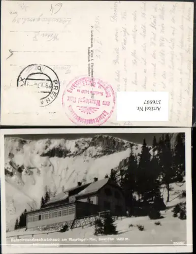 376997,Naturfreundeschutzhaus Berghütte am Waxriegel b. Kapellen Bergkulisse Winterbild