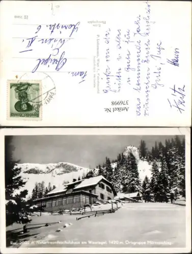 376998,Naturfreundeschutzhaus Berghütte am Waxriegel b. Kapellen Winterbild