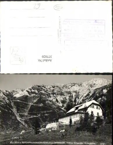 377020,Naturfreundeschutzhaus Berghütte am Waxriegel b. Kapellen Bergkulisse