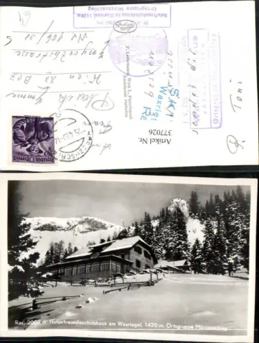 377026,Naturfreundeschutzhaus Berghütte am Waxriegel b. Kapellen Winterbild