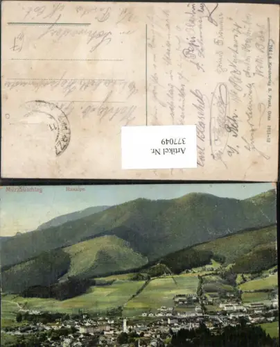 377049,Mürzzuschlag Totale m. Raxalpe Bergkulisse