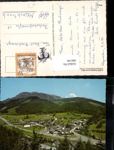 406196,Kapellen an d. Mürz Totale Bergkulisse