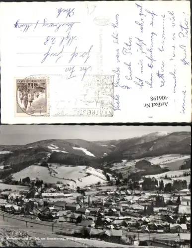 406198,Spital am Semmering Totale Bergkulisse Winterbild