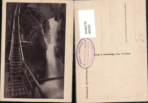 406385,Hochlantsch Bärenschützklamm b. Pernegg Wasserfall