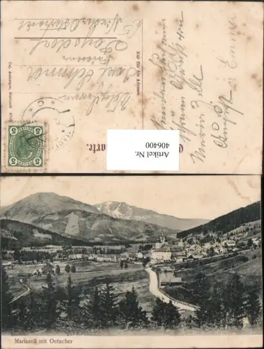 406400,Mariazell Totale m. Ötscher Bergkulisse