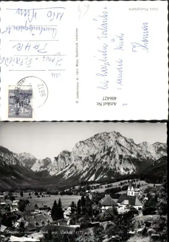 406427,Tragöß-Oberort Teilansicht geg. Pribitz Bergkulisse