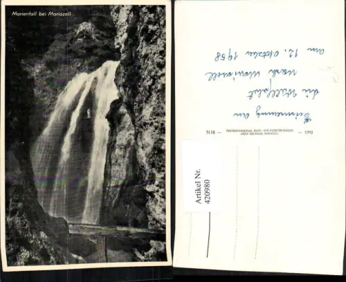 420980,Marienfall Wasserfall b. Mariazell