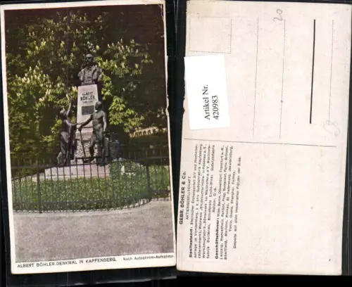 420983,Kapfenberg Albert Böhler-Denkmal Büste