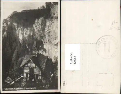 420988,Schüsserlbrunn Kirche b. Breitenau m. Hochlantsch