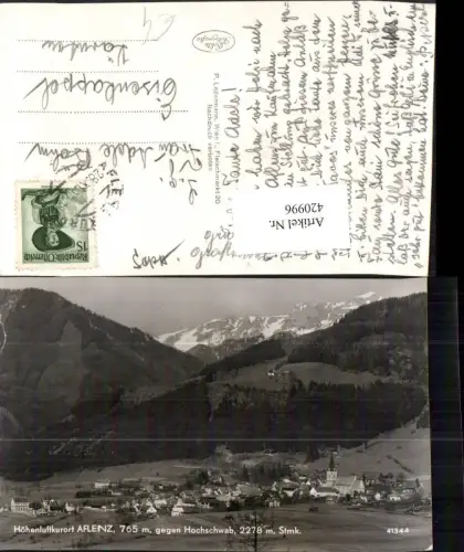 420996,Aflenz Totale geg. Hochschwab Bergkulisse