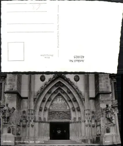 421025,Mariazell Basilika Kirche Hauptportal Portal