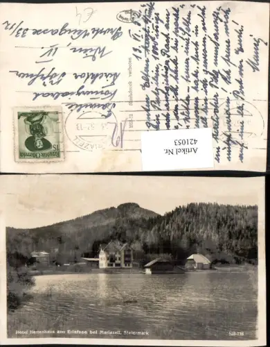 421053,Hotel Herrenhaus am Erlafsee Erlaufsee b. Mariazell