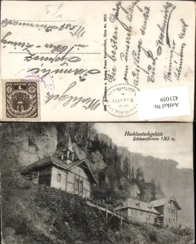 421059,Schüsserlbrunn Kirche b. Breitenau Hochlantsch
