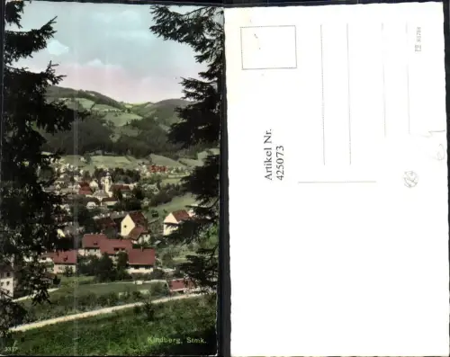 425073,Foto Ak Kindberg Teilansicht