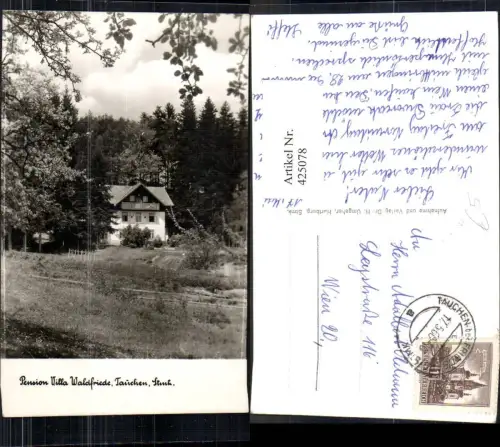 425078,Foto Ak Pension Villa Waldfriede Tauchen