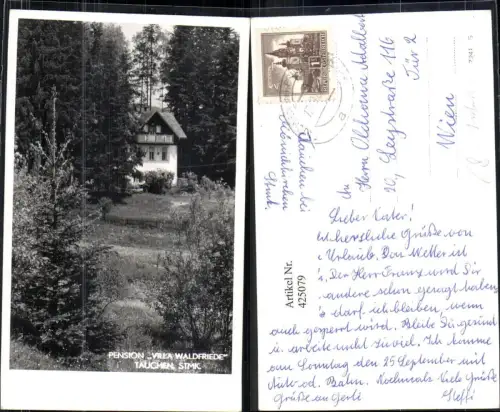 425079,Foto Ak Pension Villa Waldfriede Tauchen