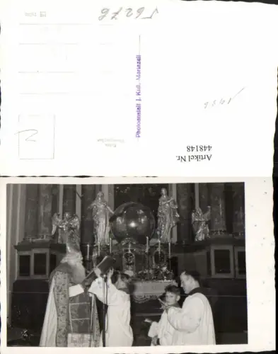 448148,Foto AK Mariazell Kirche Innenansicht Religion Bischof