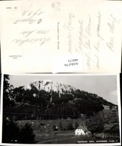 448171,Schöneben Gasthaus Dietl b. Mariazell