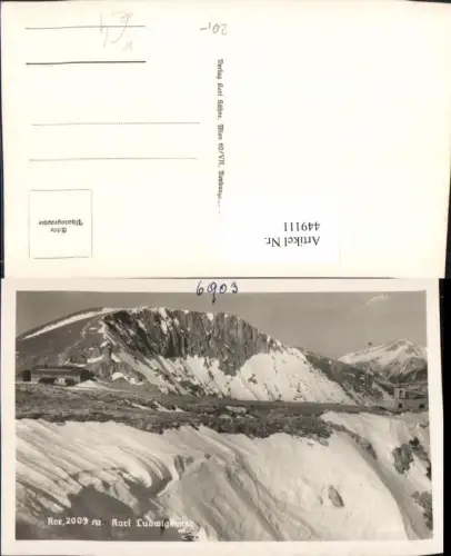 449111,Rax Karl-Ludwig-Haus Berghüte b. Kapellen Bergkulisse