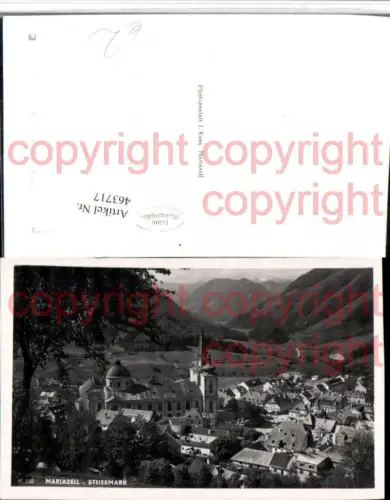 463717,Mariazell Totale Bergkulisse