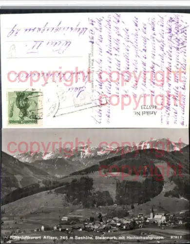 463723,Aflenz Totale m. Hochschwab Bergkulisse