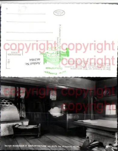 463984,Alpl b. Krieglach Peter Roseggers Geburtsstube