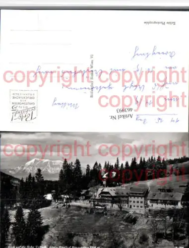 463993,Alpengasthof Burggraber b. Krieglach geg. Hohe Veitsch