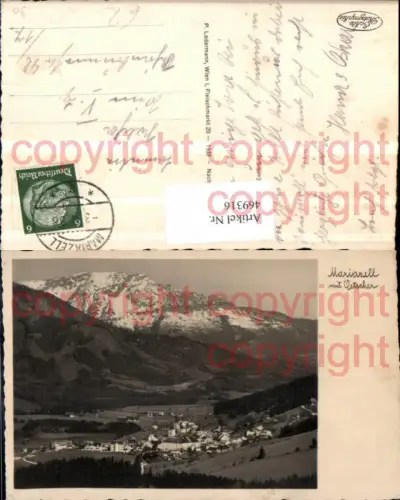 469316,Mariazell Totale m. Ötscher Bergkulisse