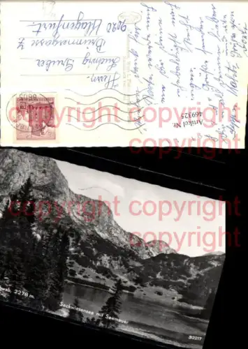 469325,Hochschwab Sackwiesensee See b. Tragöß m. Seemauer Bergkulisse