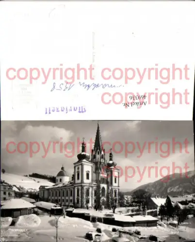 469336,Mariazell Kirche Winterbild